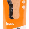 Стельки Punch Leather (прессованная кожа+латекс с активированным углем) BRAUS 8820