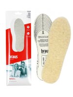 Стельки зимние WOOL (шерсть+латекс) BRAUS 9320