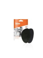 Полустельки HALFLED BLACK р.41-42 (кожа+латекс с активиров.углем) ЧЕРНЫЕ BRAUS B0910/4
